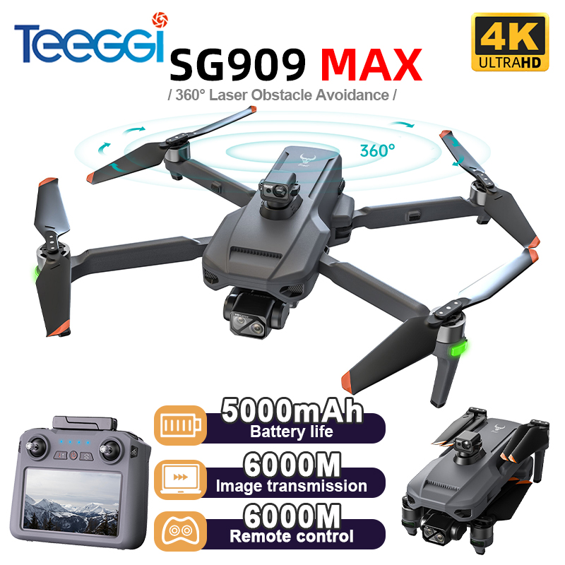 Drone Controller Screen - Teeggi SG909 MAX GPS-drone met 4K-camera