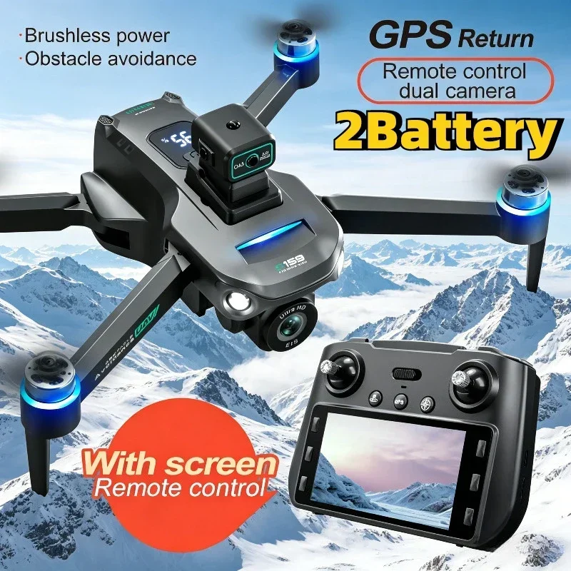 Drone Controller Screen - S159 GPS-drone, professionele quadcopter met dubbele