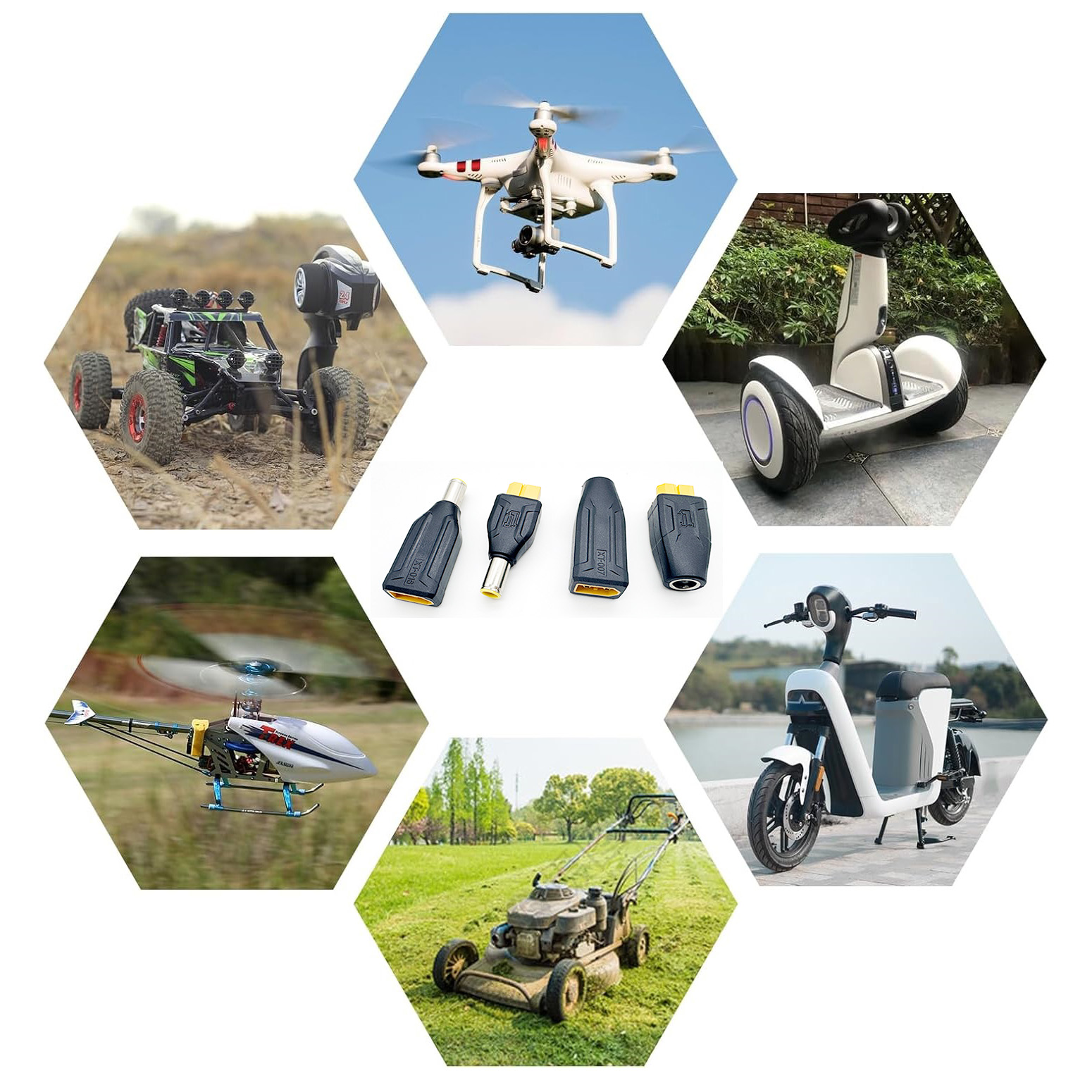 XT60 naar DC 7,9 mm x 0,9 mm 7 - Drone Battery Adapter recensie en prijs