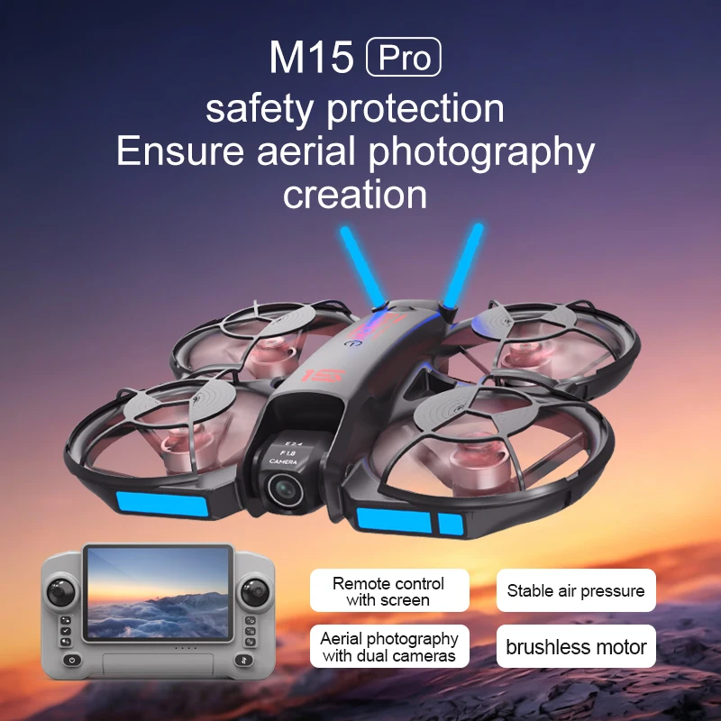 2026 Nieuwe M15 FPV Drone met  - Drone Controller Screen recensie en prijs