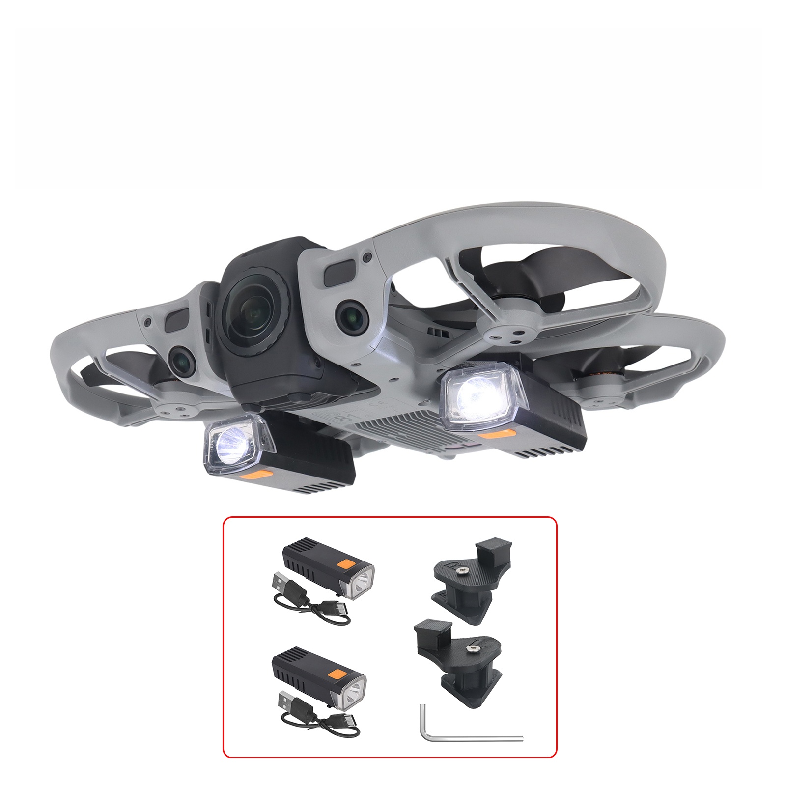Nachtvluchtlamp voor DJI Avata - Drone Strobe Light recensie en prijs