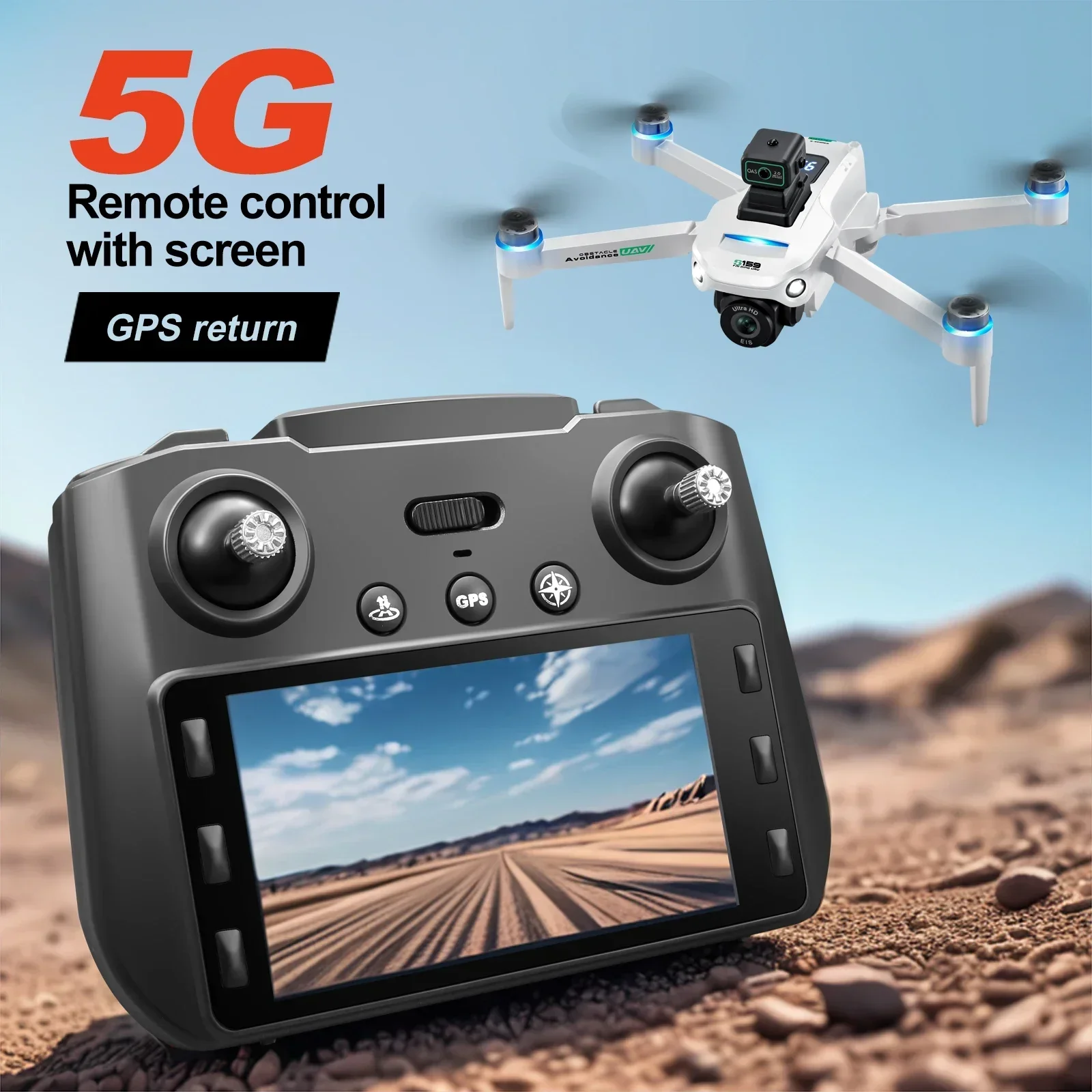 S159 GPS-drone, professionele  - Drone Controller Screen recensie en prijs