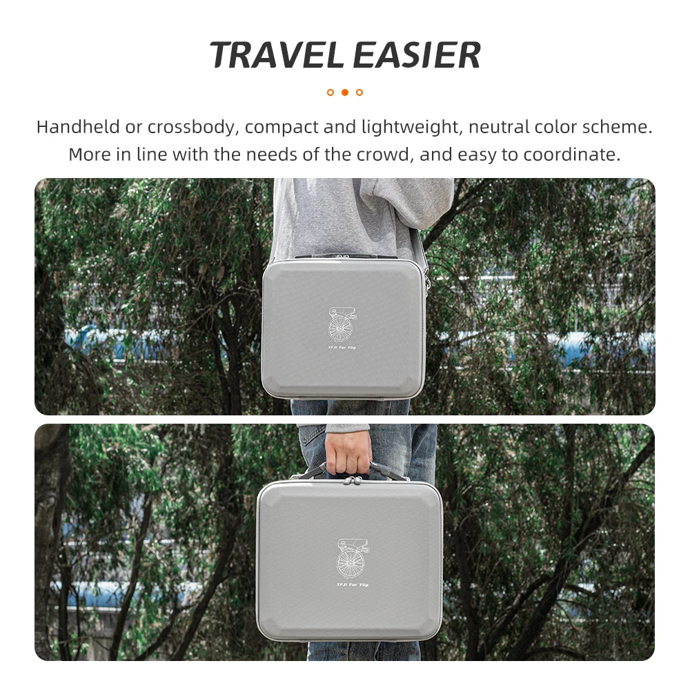 Schoudertas voor de DJI Flip R - Drone Hard Shell Case recensie en prijs